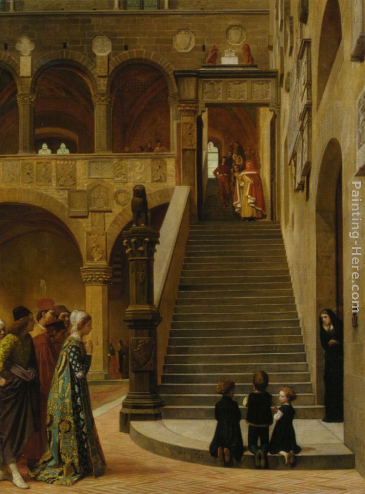 An Appeal to the Podesta painting - William Frederick Yeames An Appeal to the Podesta art painting